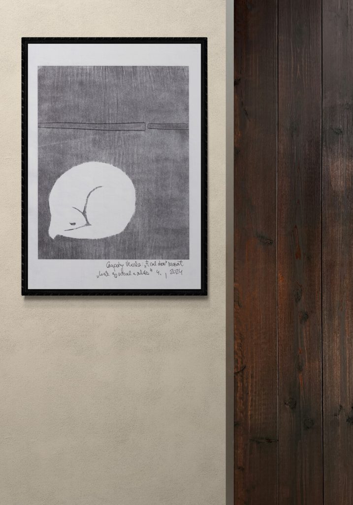 hallway-with-wooden-door-in-foreground